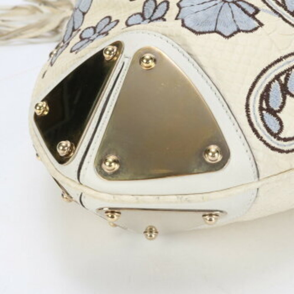 Gucci Indy Python Leather Handbag Top Handle Tote… - image 6